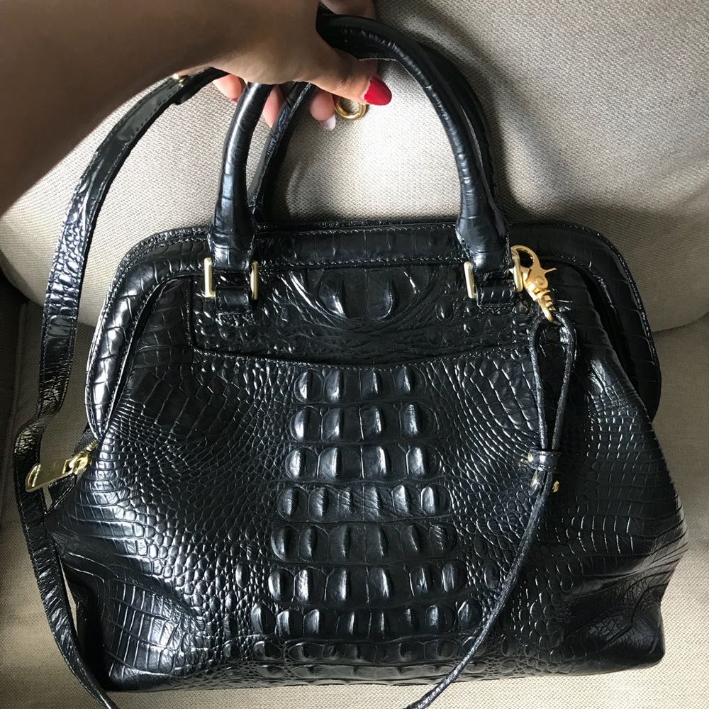 Beautiful black Brahmin Leather Bag
